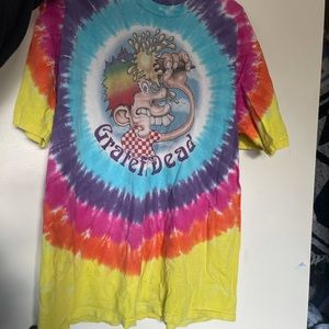 VINTAGE  ** Grateful Dead Europe 72’ liquid blue shirt